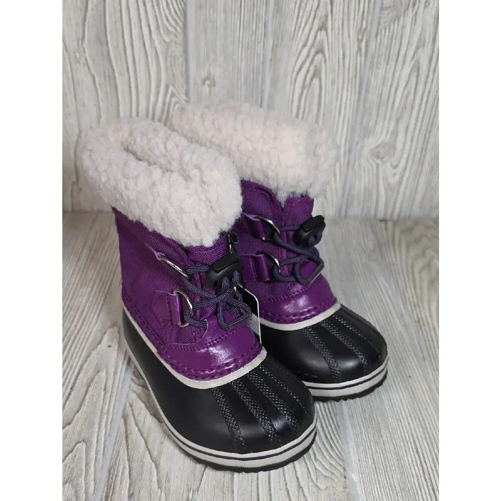 Sorel Yoot Pac Nylon Waterproof Winter Boots Toddler Kids Size 9 NEW